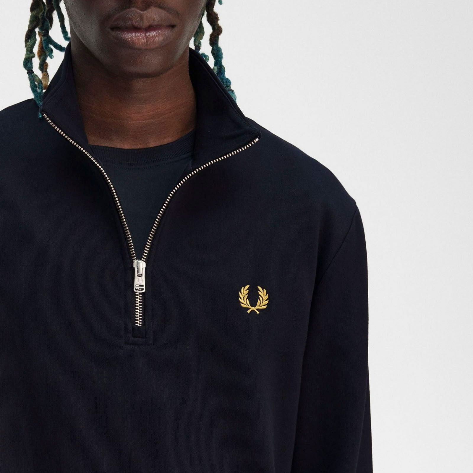 Fred Perry Half Zip Sweater Men | Plutosport